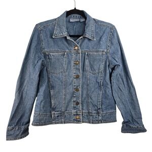 Blassport Denim Jean Jacket Women's Size Small 100% Cotton‎ Y2K